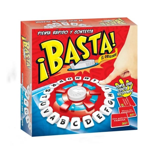 Juego de Mesa Basta - Rápido y Divertido | 2+ Jugadores | Desde 8 Años | Versión Tapple